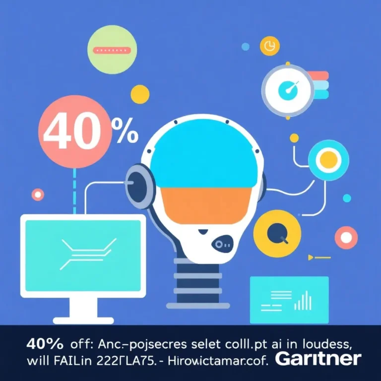 40% DOS PROJETOS DE IA AGÊNTICA FALHARÃO ATÉ 2027, PREVÊ GARTNER