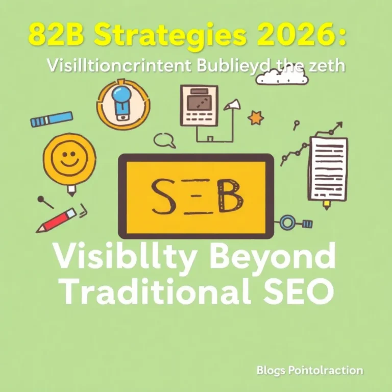 ESTRATÉGIAS B2B 2026: VISIBILIDADE ALÉM DO SEO TRADICIONAL